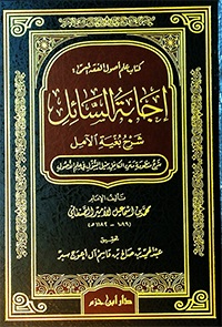 كتاب علم أصول الفقه المسمى : إجابة السائل شرح بغية الآمل - ورق شاموا
