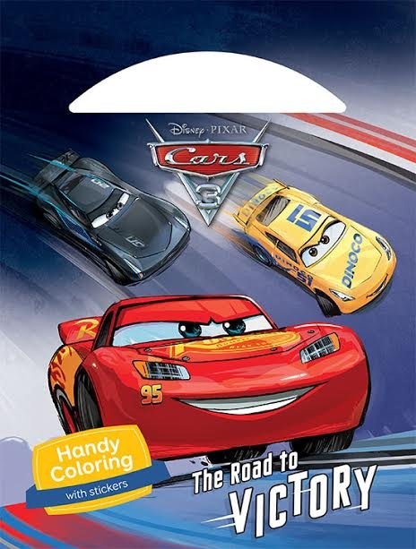 Cars 3 : The Road to Victory - Handy Coloring With Stickers