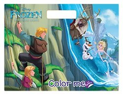 Frozen Northern Lights : Color me with stickers