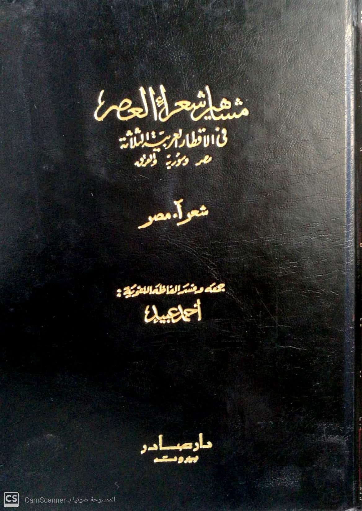 مشاهير شعراء العصر في : مصر، سورية، العراق