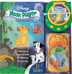 Music Player : Storybook - Animals DisneyCD Player + 4 CDs